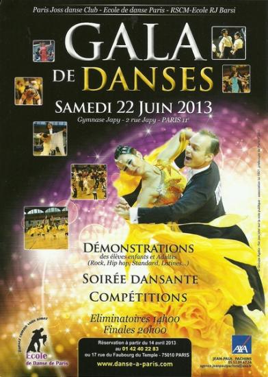 Gala de danse de Paris 22  juin 2013