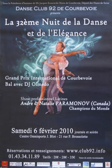 32ème Nuit de la danse à Courbevoie le 6 février 2010